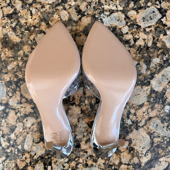 Gianvito Rossi Crystal Embellished Slide Sandal Heels - Picture 6 of 10